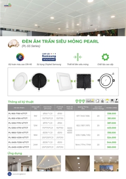 Báo giá Downlight Âm trần 2026